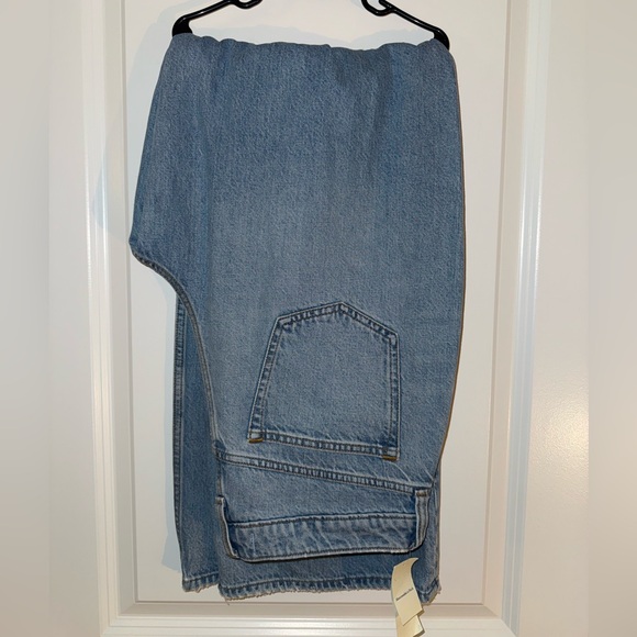 Abercrombie & Fitch The Wide Leg Mid Rise Curve Love jeans new with tags - Picture 3 of 7